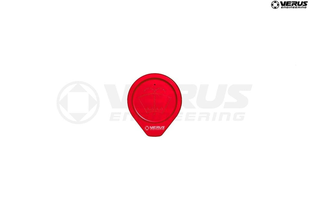 Windshield Washer Cap, Anodized Red - 2007-2021 Subaru WRX / STI / 2013-2017 Crosstrek / 2014-2018 Forester / 2015-2024 Outback