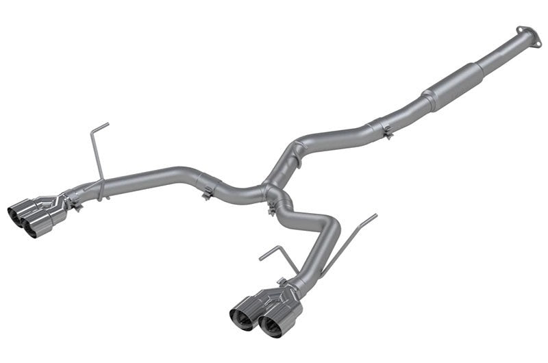 MBRP Race 3in Quad Tip Cat Back Exhaust - 2015-2021 Subaru WRX / STI