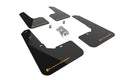 Rally Armor UR Mud Flap w/Wild Orange Logo - Black - 2022-2024 Subaru Outback Wilderness
