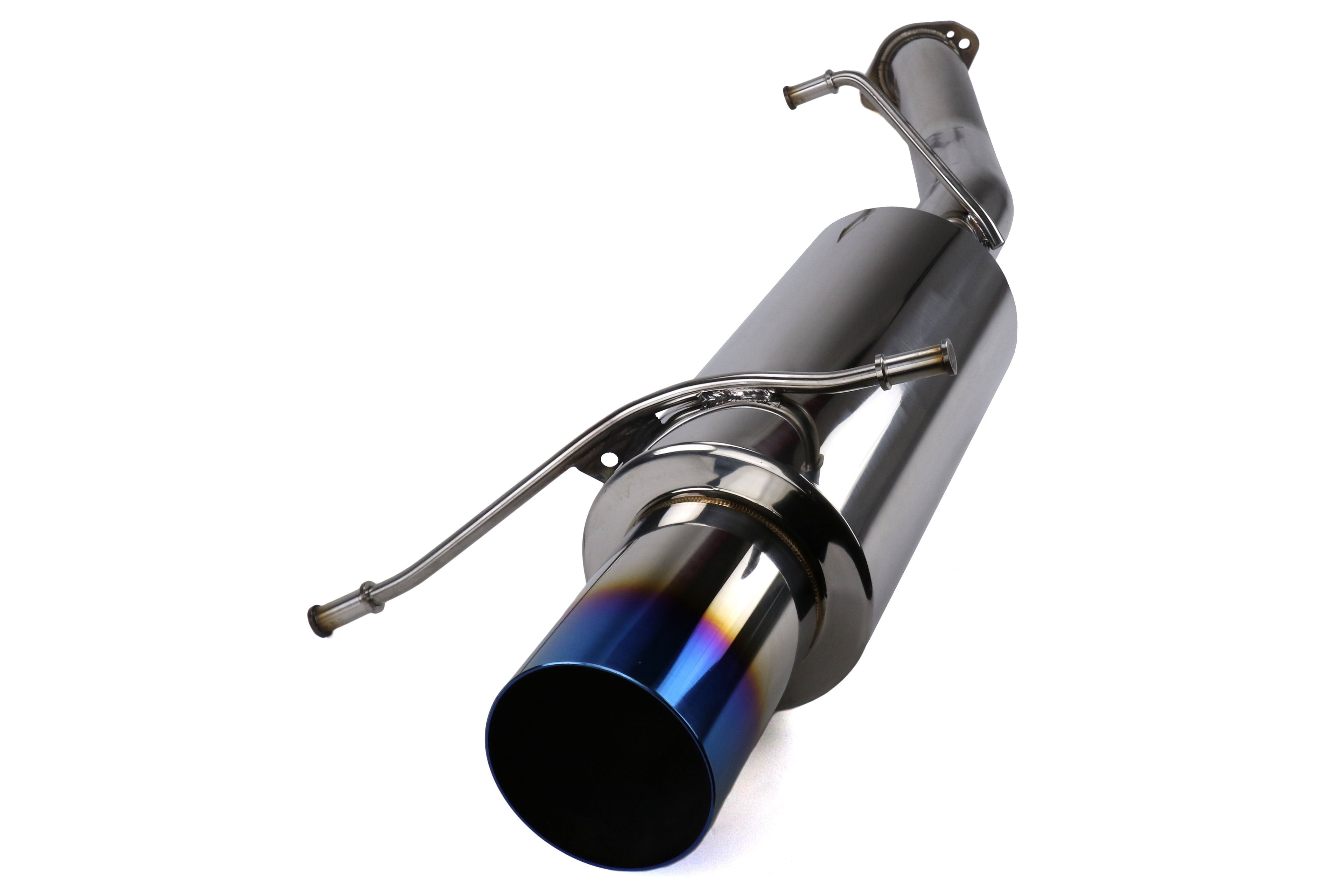 TurboXS Axleback Muffler 4.5in Blued Tip - 2002-2007 Subaru WRX / 2004-2007 STI