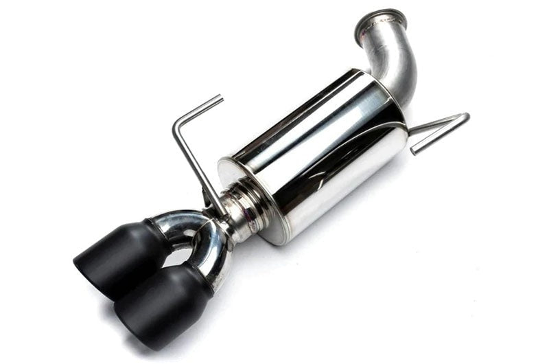 ETS Cat-Back Exhaust System Muffler Resonated Stealth Black Tips - 2022-2024 Subaru WRX