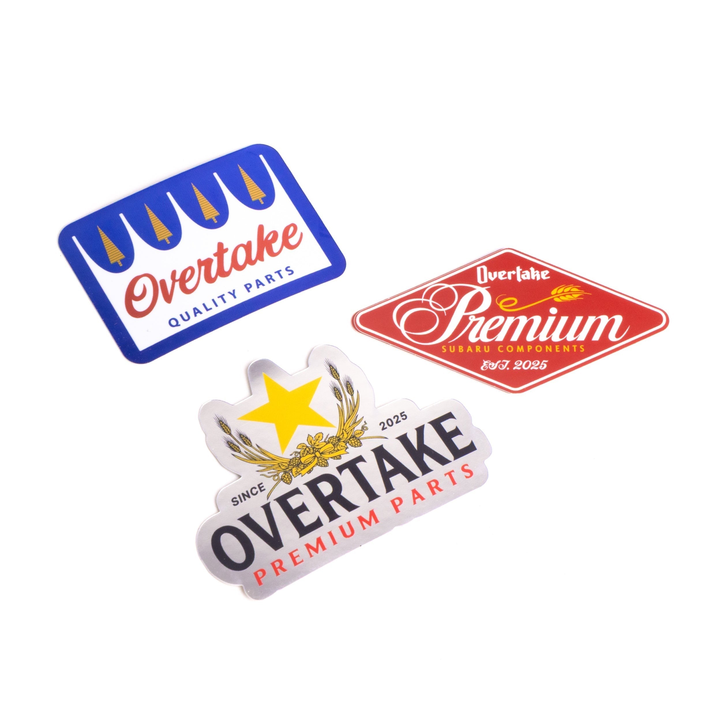 OVERTAKE Timing Belt Premium Sticker
