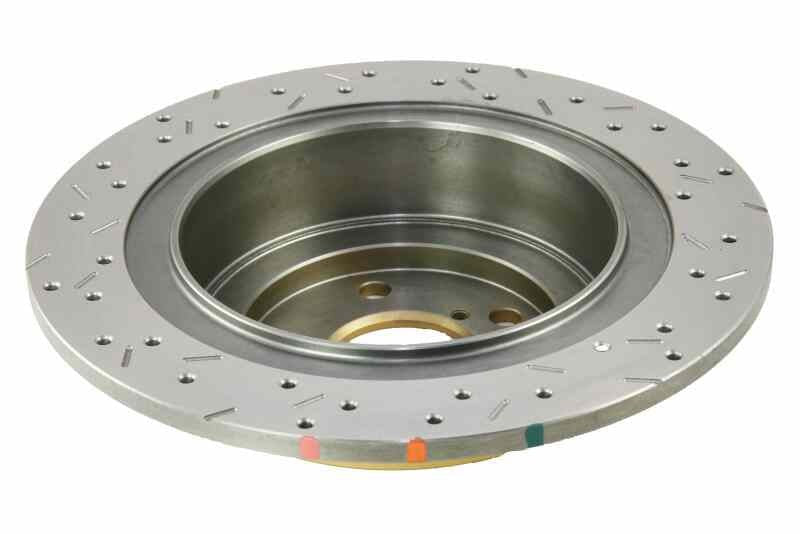 DBA 4000 Series Drilled & Slotted Rear Rotor - 2001-2004 Subaru Outback 2.5L / 3.0 H6