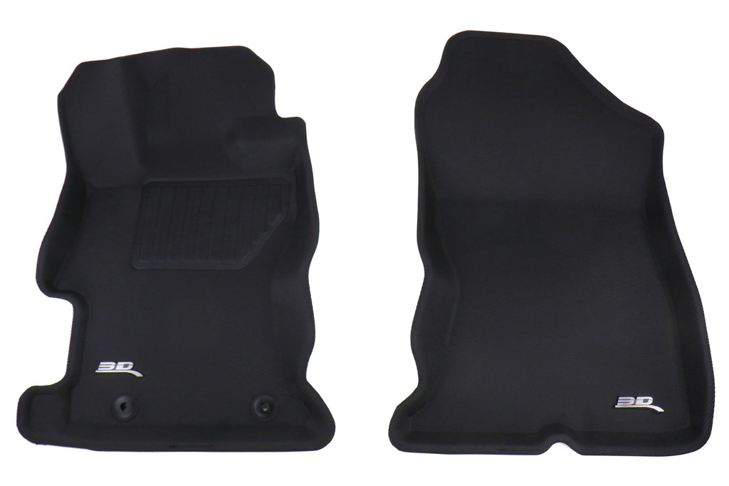 3D Maxpider Front Row Heavy Duty All Weather Floor Mats - 2018-2021 Subaru Crosstrek / 2017-2020 Impreza