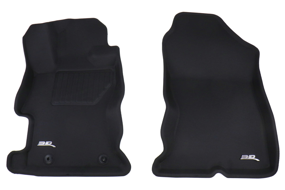3D Maxpider Front Row Heavy Duty All Weather Floor Mats - 2018-2021 Subaru Crosstrek / 2017-2020 Impreza