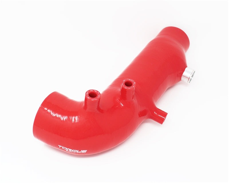 Torque Solution Turbo Inlet Hose Red - 2002-2007 Subaru WRX / 2004-2021 STI / 2005-2009 Legacy GT / Outback
