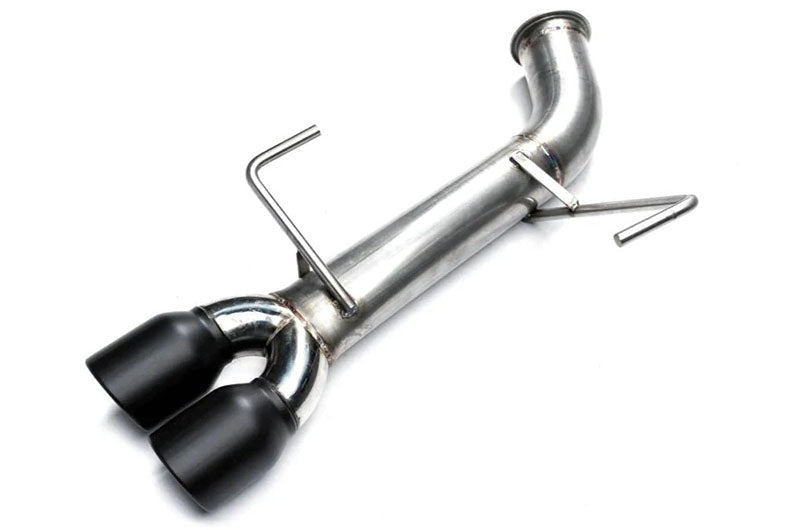 ETS Cat-Back Exhaust System No Muffler Resonated Stealth Black Tips - 2022-2024 Subaru WRX