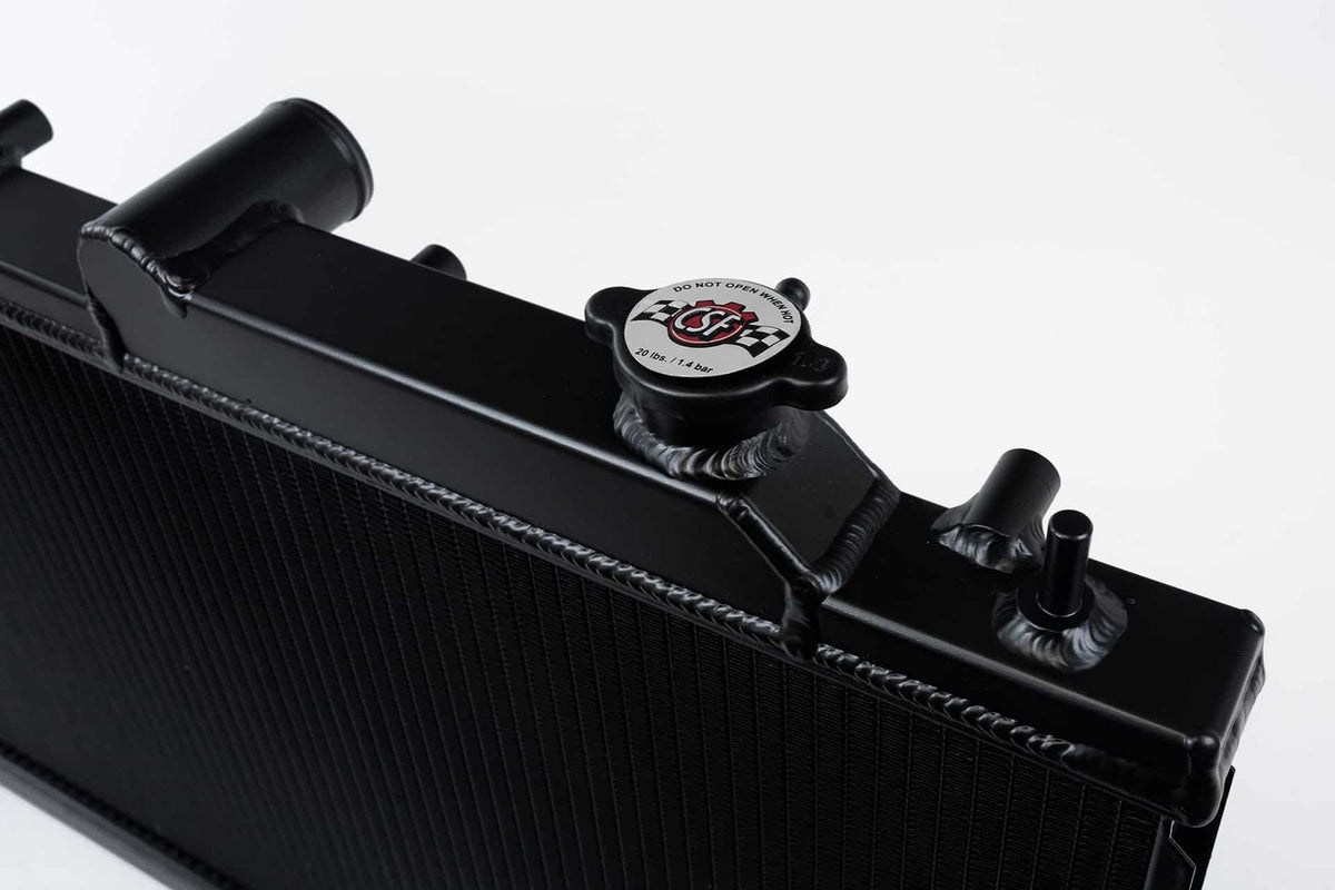 CSF 2-Row Time Attack Professional Race-Spec Radiator Black finish - Subaru Models (inc. 2008-2021 WRX / STI / 2009-2013 Forester)