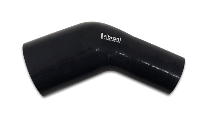 Vibrant Performance 45 Degree Transition Elbow, Hose ID - 2.25in x 2.00in, Silicone Intake/Boost/Cooling Plumbing - Part 19756