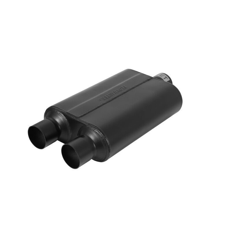 Flowmaster 40 Series Delta Flow 2.5-Inch Center Inlet / Dual 2.5-Inch Outlets Muffler - 9425400