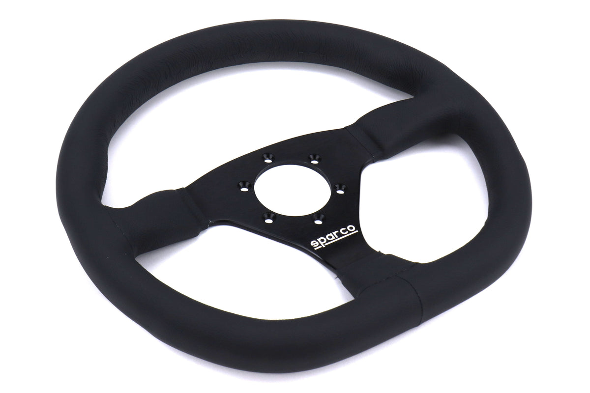 Sparco L360 Steering Wheel Leather Black - Universal
