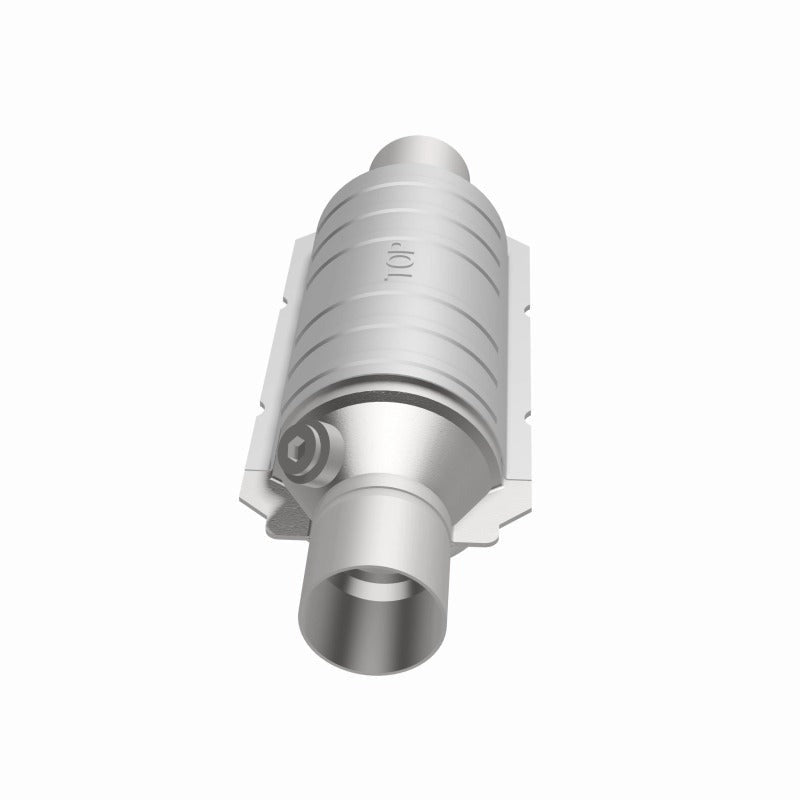 MagnaFlow Universal Catalytic Converter - 2.00in Inlet/Outlet - Round 11in Body x 5.125in W x 15in Overall