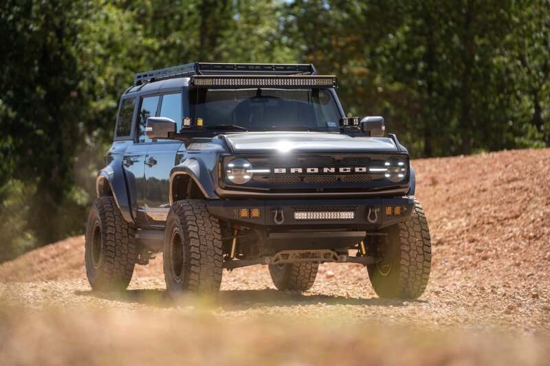 DV8 Offroad 2021+ Ford Bronco Front Bumper V2 - OE Plus Series (Works w/o ACC Relocation)