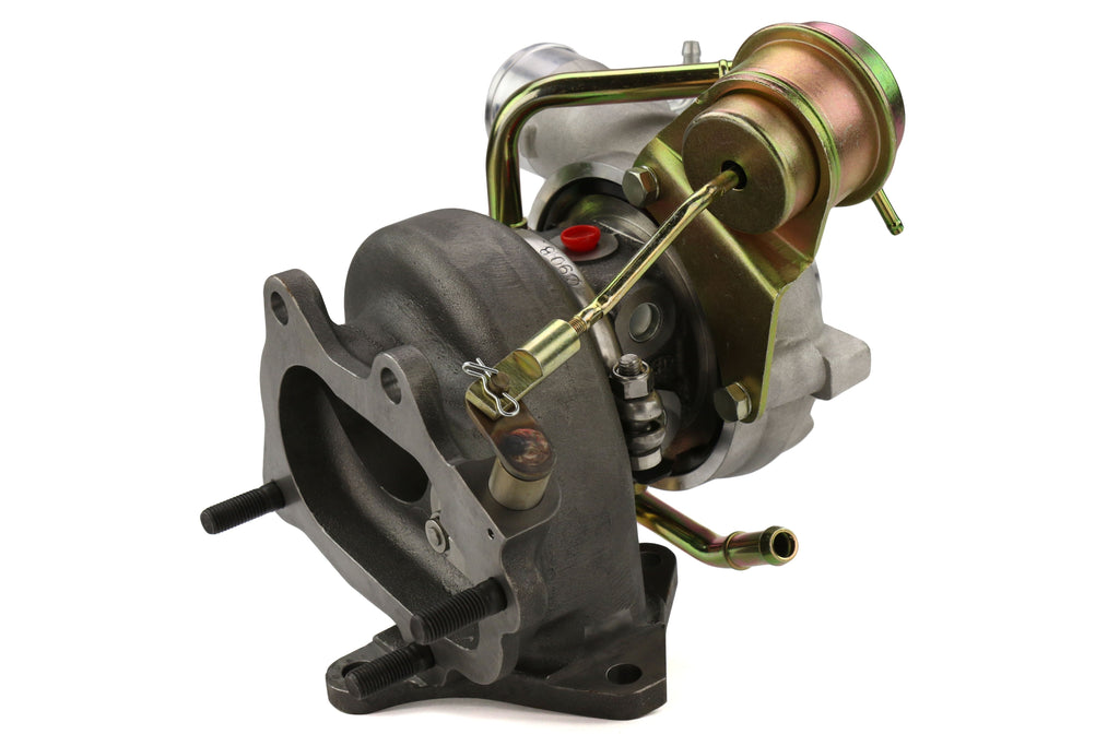 Forced Performance FP BLUE Turbocharger 58mm 8cm IWG w/ Oil Feed Line - 2002-2007 Subaru WRX / 2004-2021 Subaru STI