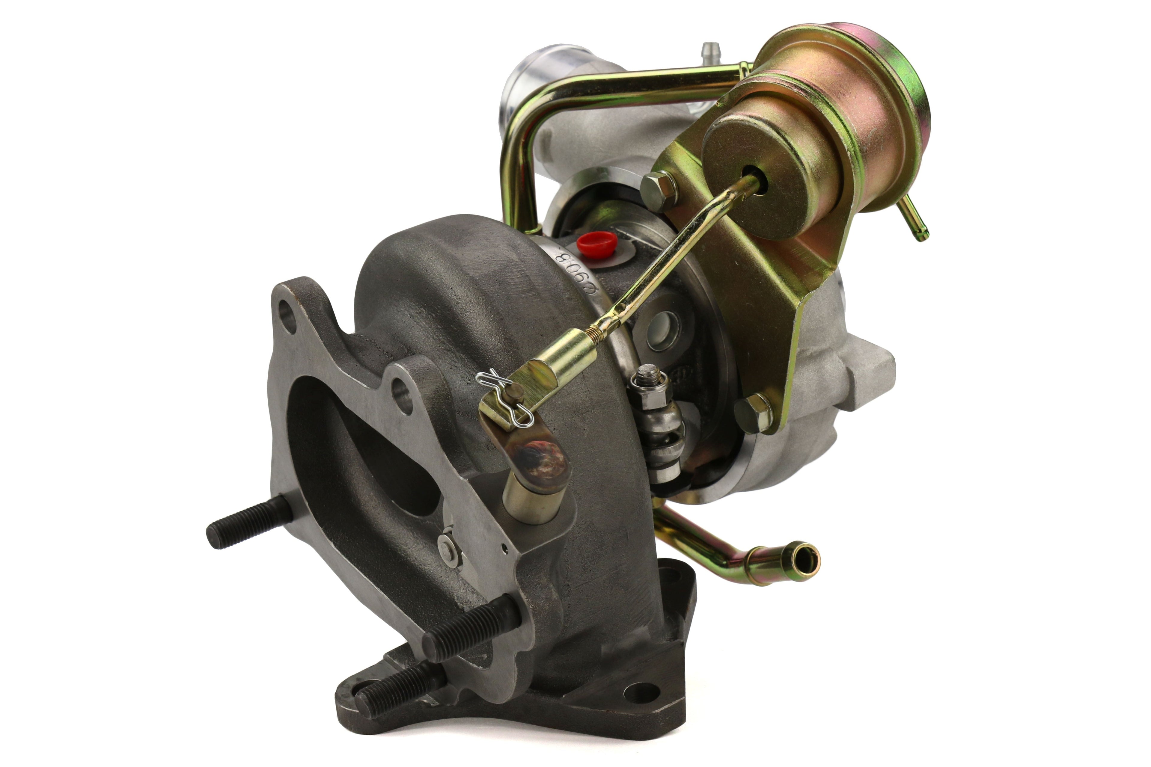 Forced Performance FP BLUE Turbocharger 58mm 8cm IWG w/ Oil Feed Line - 2002-2007 Subaru WRX / 2004-2021 Subaru STI
