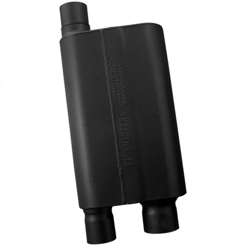 Flowmaster 80 Series 3-Inch Offset Inlet / Dual 2.5-Inch Outlets Muffler - 43083