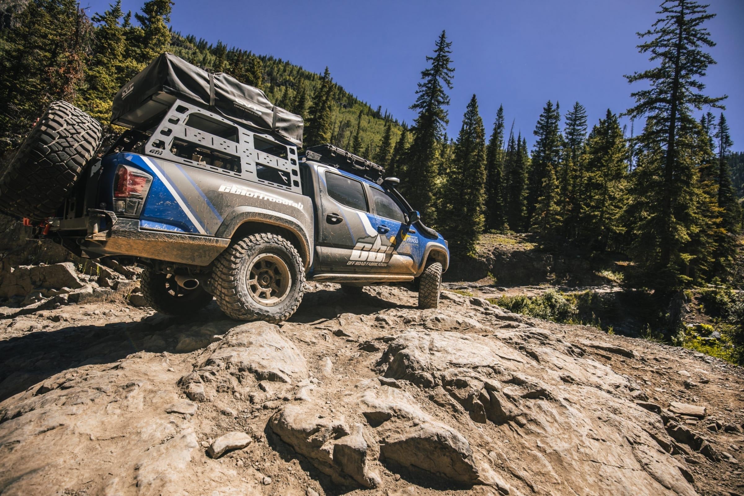 3rd Gen Toyota Tacoma High Clearance Rear Bumper No Swing Arm 16-22 Toyota Tacoma CBI Offroad
