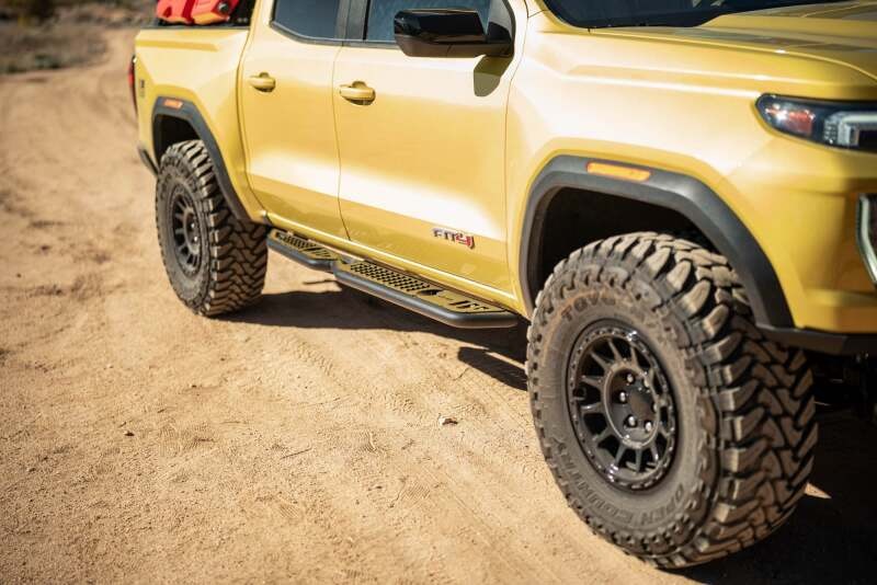 DV8 Offroad 23-24 Chevy Colorado OE Plus Side Steps - Black Steel