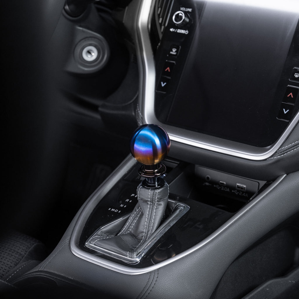 Billetworkz Titanium Torched Automatic Shifter - Fits Subaru CVT: WRX (2022+), Crosstrek (2024+), Forester (2025+), Impreza (2024+), Legacy/Outback (2015+)