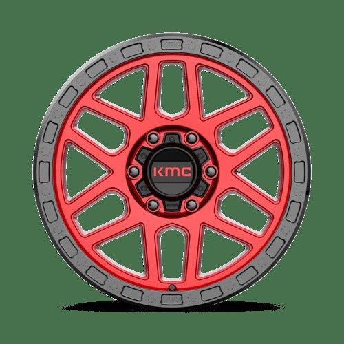 KM544 18X9 6X5.5 C-RED BLK-LP 18MM