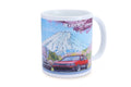 Tomei Mug - White / GDB/BNR32/AE86 Cherry Blossom Mt. Fuji - Universal