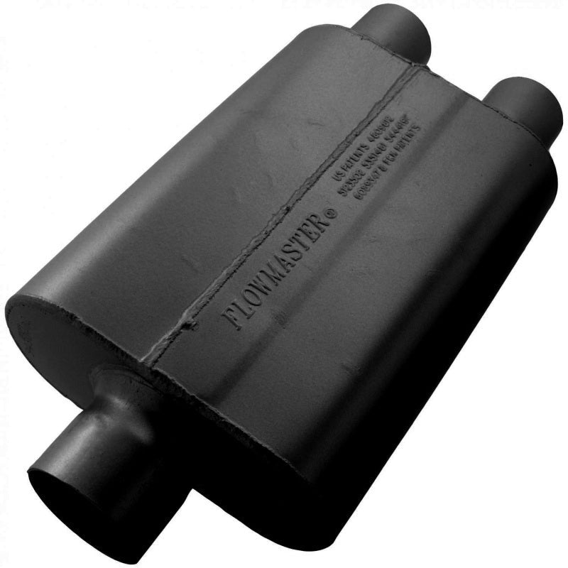 Flowmaster 40 Series Delta Flow 3-Inch Center Inlet / Dual 2.5-Inch Outlets Muffler - 9430402