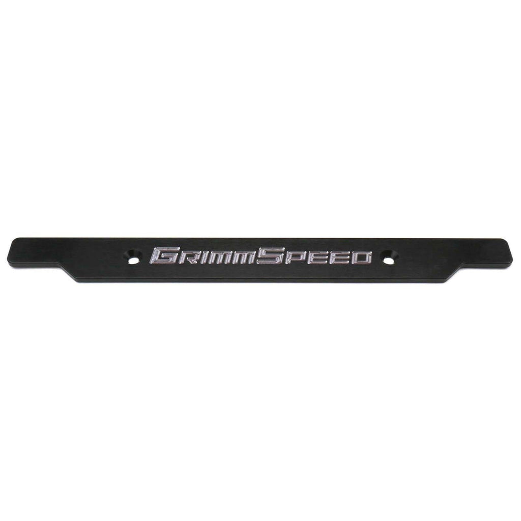 GrimmSpeed License Plate Delete Black/Silver - 2002-2005 Subaru WRX/STI