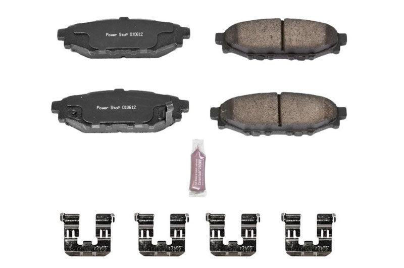 Power Stop Rear Z23 Evolution Sport Brake Pads w/Hardware - 2018-2021 Subaru STI