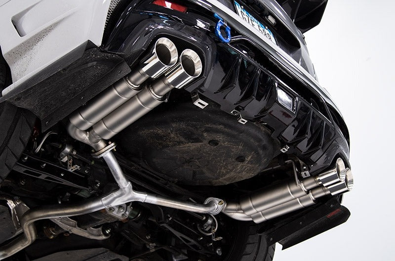 cp-e Austenite Axle Back Exhaust w/ Titan Tips - 2015-2021 Subaru WRX / STI