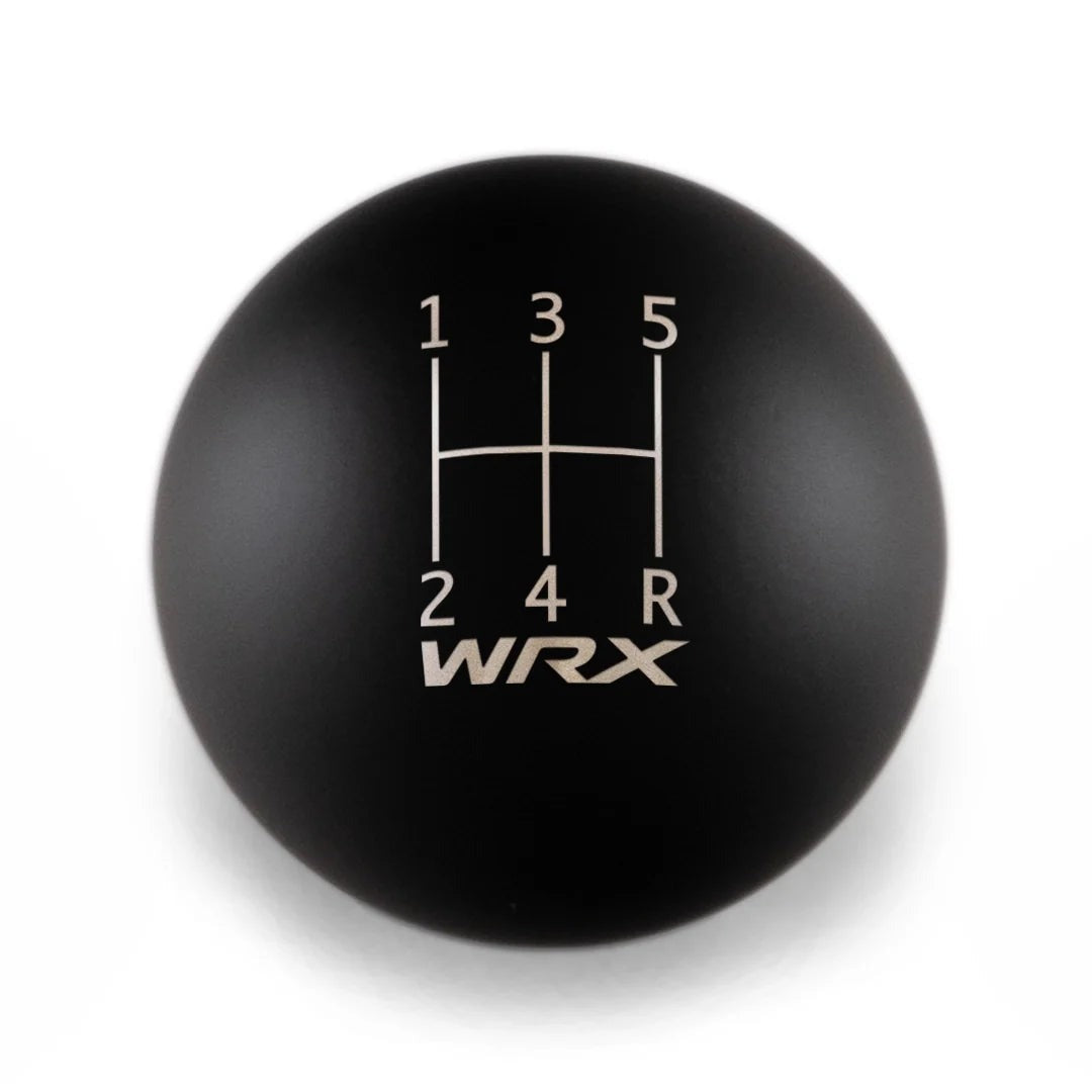 Billetworkz Weighted Shift Knob - 5 Speed WRX Standard Engraving - Subaru WRX