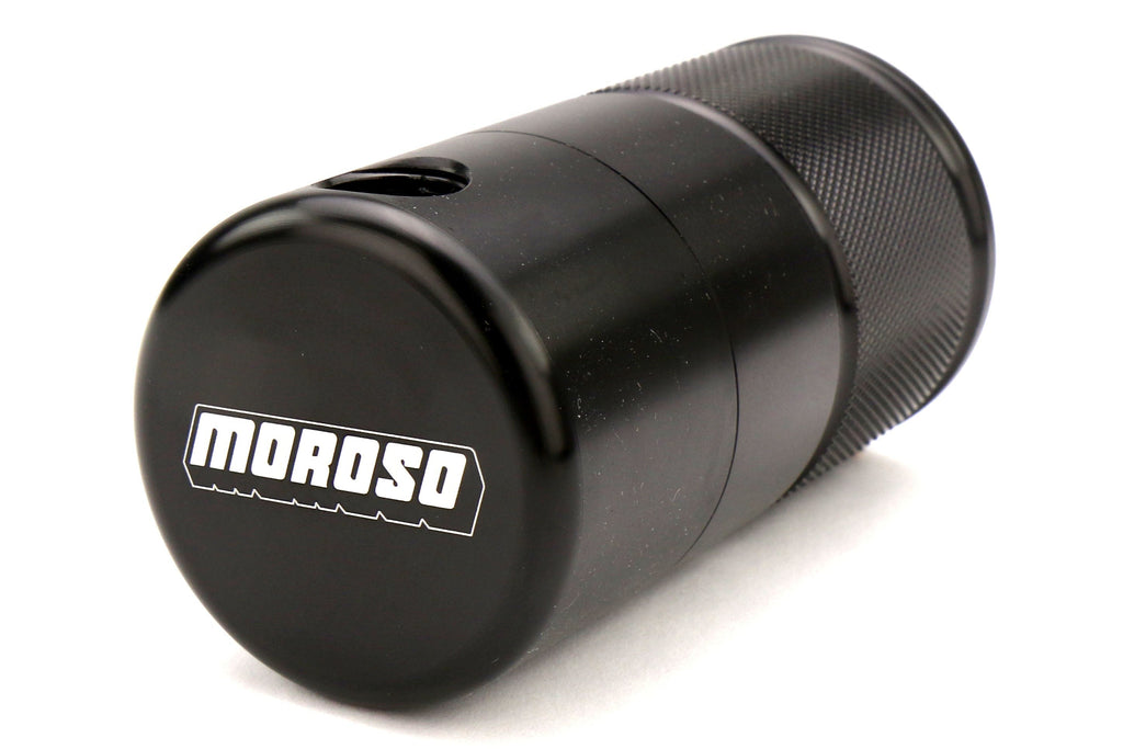 Moroso Air-Oil Separator Kit Small Body Black - 2015-2021 Subaru WRX