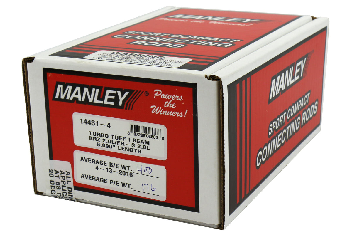 Manley Turbo Tuff Pro Series I Beam Connecting Rod Set - 2013-2016 Scion FR-S / 2013-2020 Subaru BRZ / 2017-2019 Toyota 86