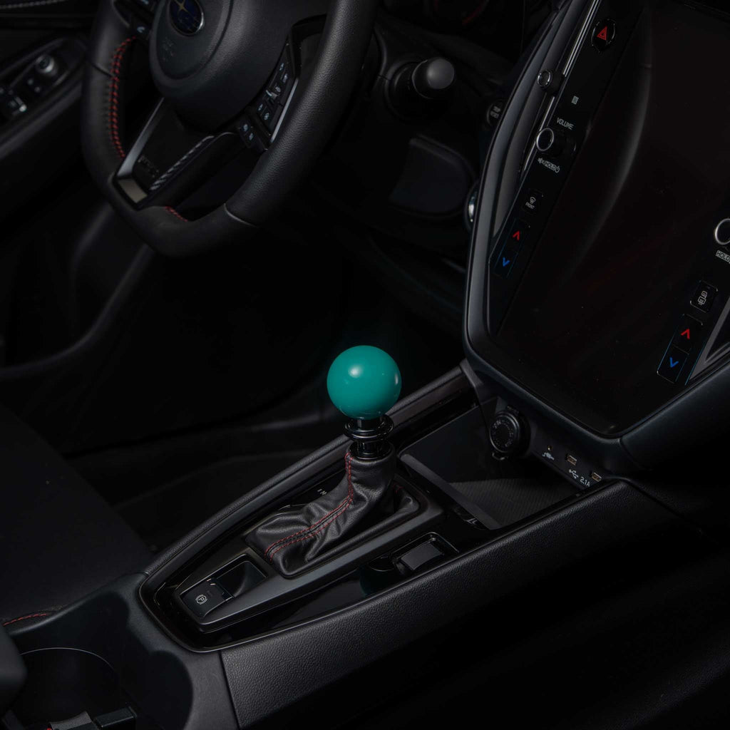 Billetworkz Automatic Shifter - Hyper Teal - Fits Subaru CVT: WRX (2022+), Crosstrek (2024+), Forester (2025+), Impreza (2024+), Legacy/Outback (2015+)