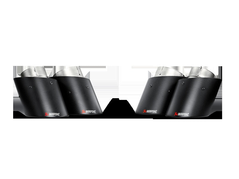 Akrapovic Evolution Line Cat Back Titanium with Carbon Tips for 2013-2017 Audi S6 Avant/Limousine (C7) - S-AU/TI/6H