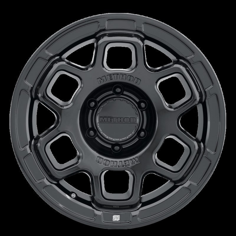 Method MR710-HD Bead Grip 17x8.5 / 6x5.5 / 0mm Offset / Gloss Black Wheel