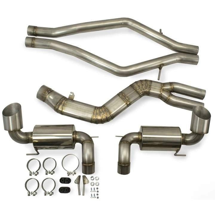 ETS Cat-Back Exhaust System Straight Pipe Resonated - 2020-2024 Toyota Supra