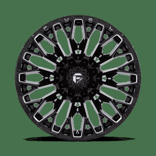 D865 22X12 8X6.5 G-BLK MILL -44MM