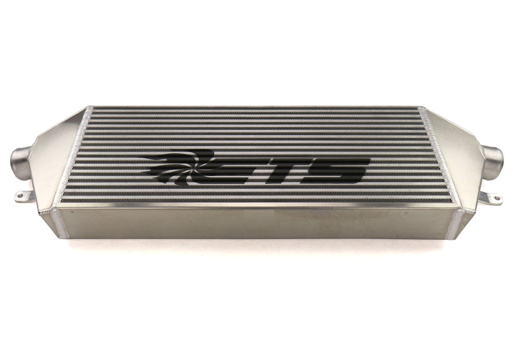 ETS Front Mount Intercooler Silver 3" Core Black Stencil - 2008-2014 Subaru WRX / STI