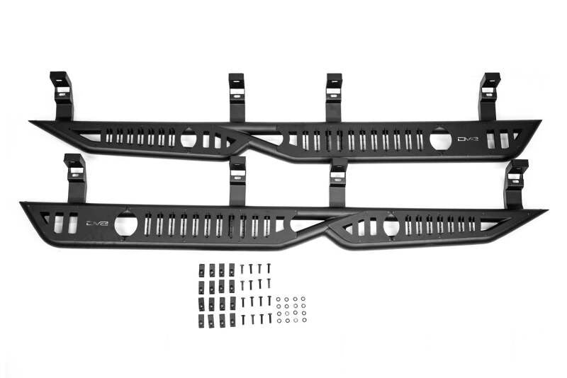 DV8 Offroad 23-24 Chevy Colorado OE Plus Side Steps - Black Steel