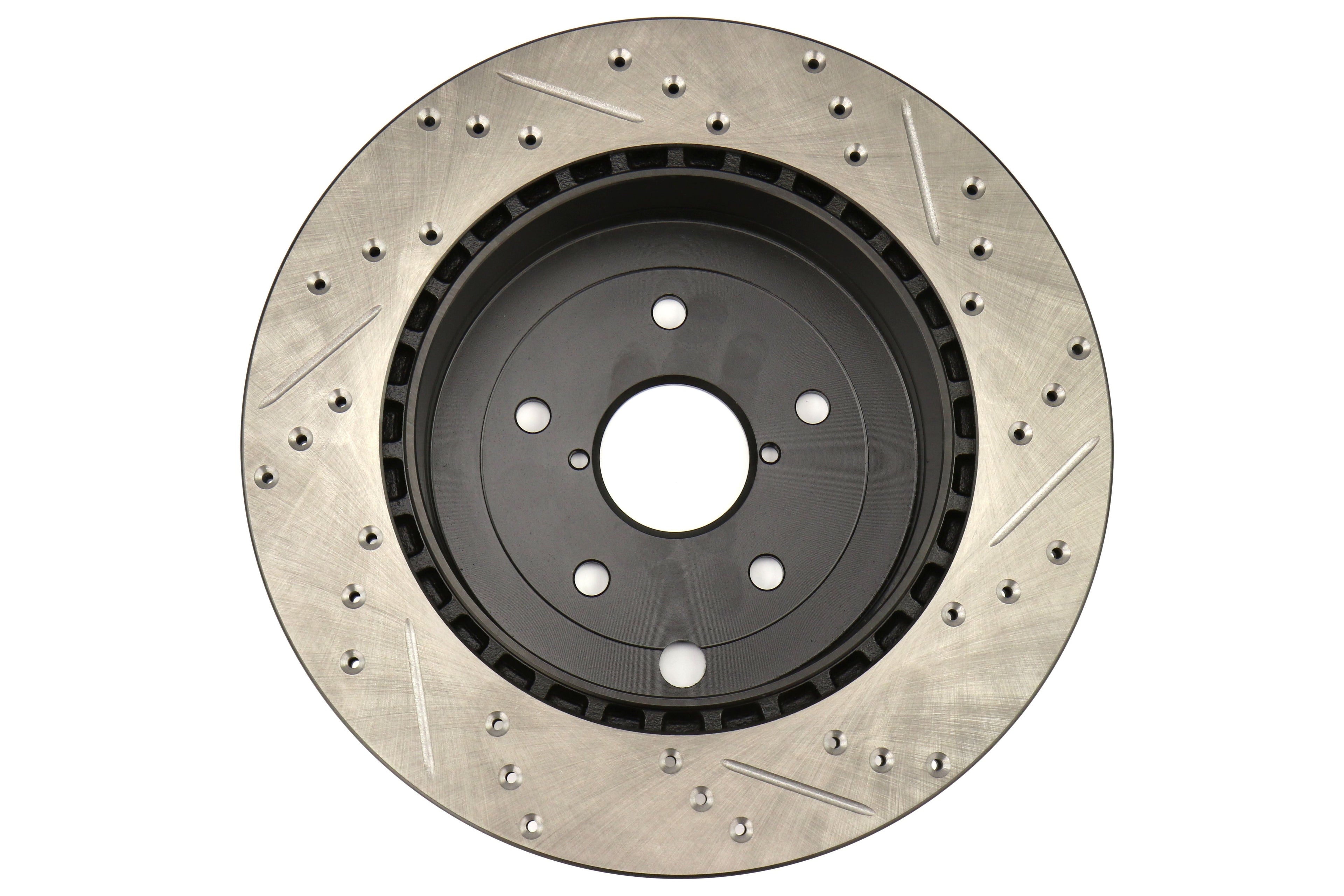Stoptech Drilled and Slotted Rotor Single Rear Right - 2008-2017 Subaru STI
