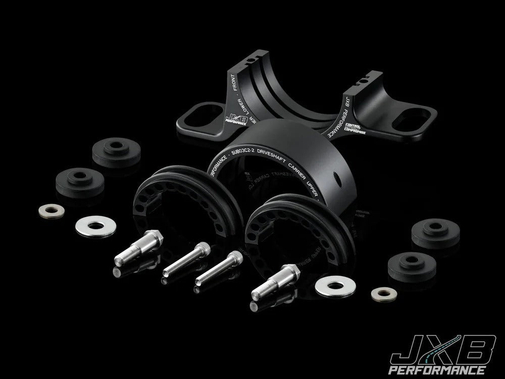 JXB Performance Driveshaft Center Support Bearing Carrier Upgrade - 2002-2007 Subaru WRX / 2004-2007 STI