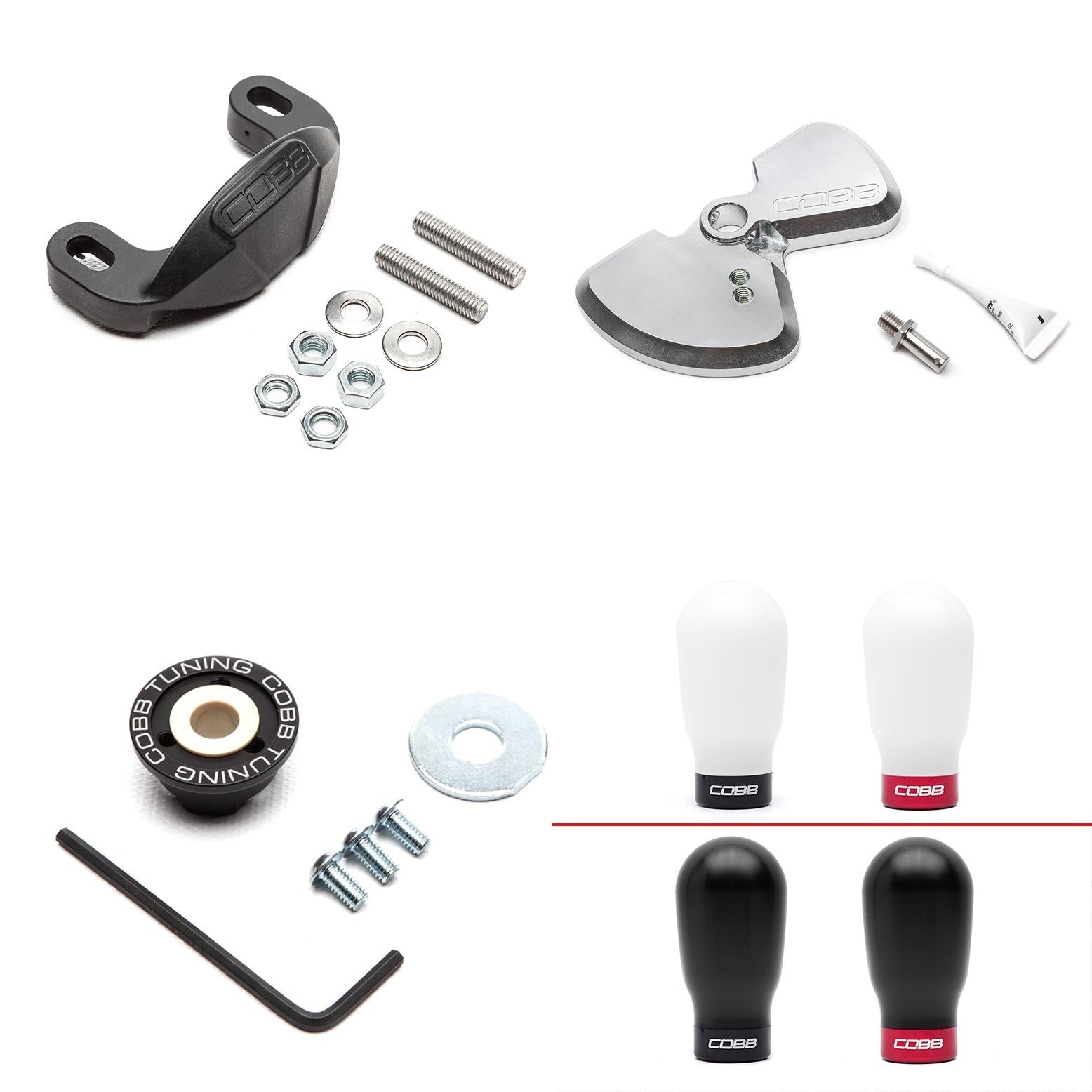 Cobb Stage 1+ Drivetrain Package (Tall Weighted Shift Knob) - 2015-2026 Subaru WRX