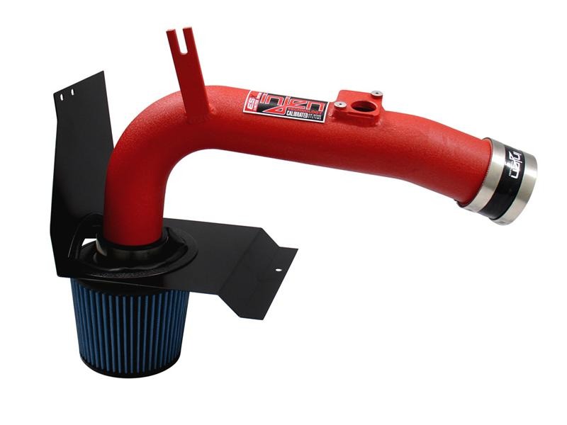 Injen Wrinkle Red Cold Air Intake - 2008-2013 Subaru WRX / 2008-2013 STI