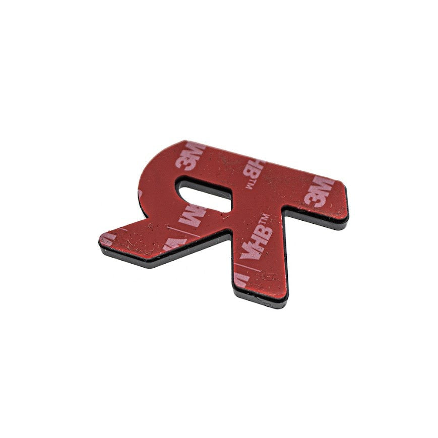 SMY Subaru TR "Tuner Ready" Trunk Badge - WHITE / RED - 2022-2026 Subaru WRX