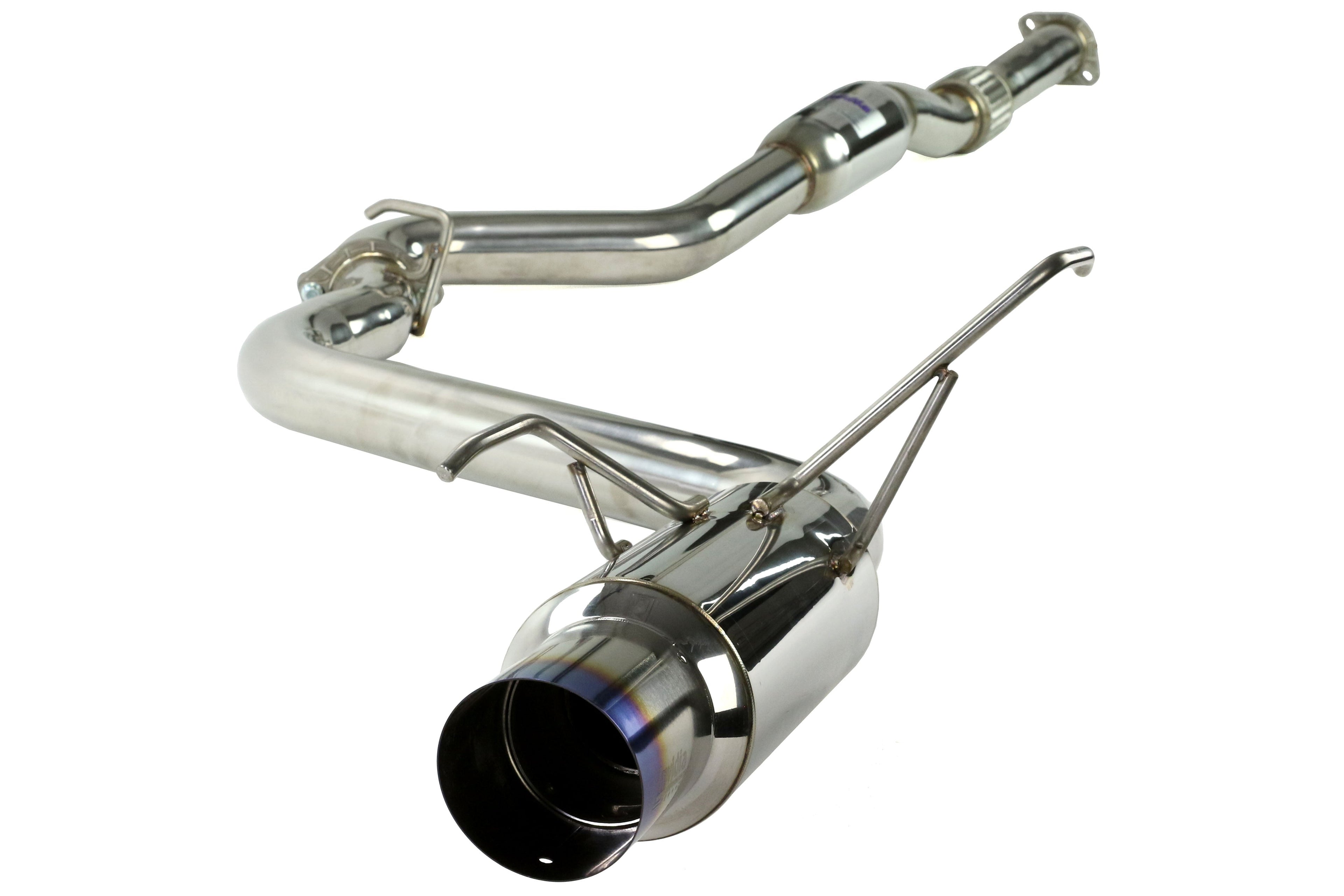 Invidia N1 Single Exit Cat Back Exhaust - Titanium Tip - 2008-2014 Subaru WRX Sedan / 2011-2014 STI Sedan