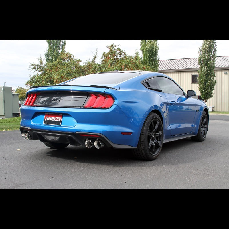 Flowmaster 18-23 Mustang 5.0L American Thunder Axle-Back Exhaust System (w/Valves)