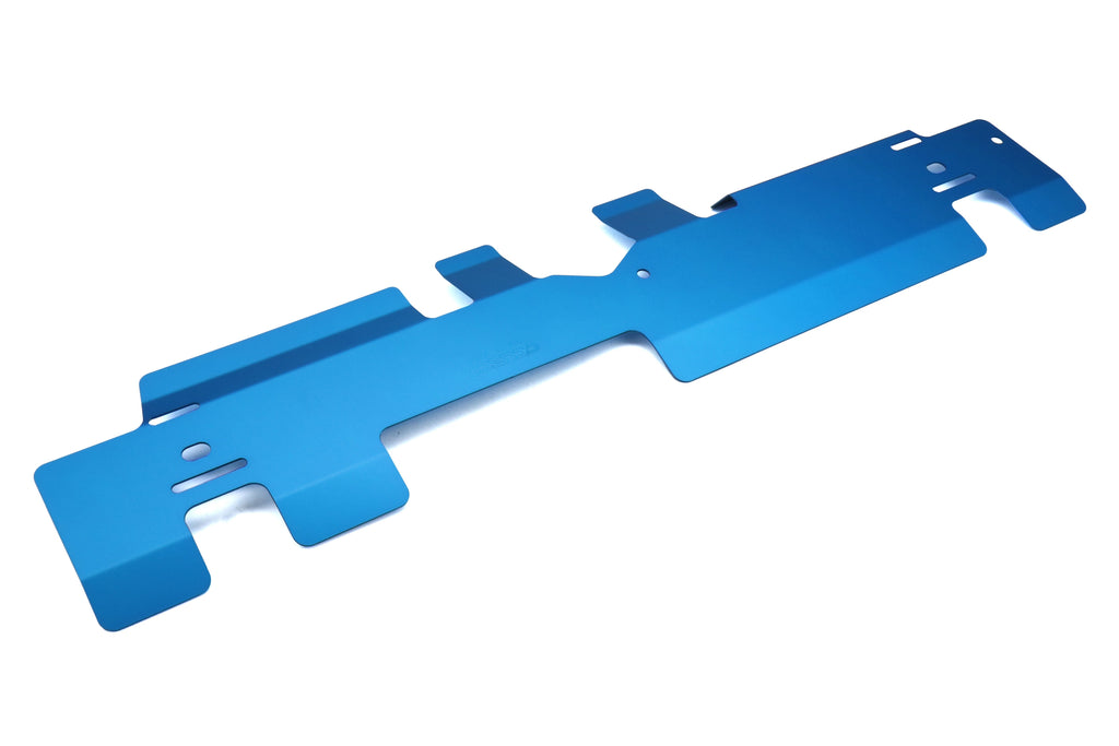 Cusco Radiator Cooling Plate - Blue - 2002–2005 Subaru WRX / 2004–2007 Subaru WRX STI