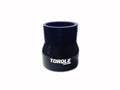 Torque Solution Transition Silicone Coupler for 2.25" to 2.5" Black Universal - TS-CPLR-T22525BK