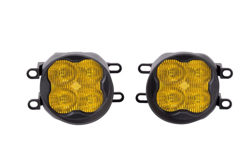 Diode Dynamics SS3 Pro Type B Fog Light Kit ABL - Yellow SAE - Universal