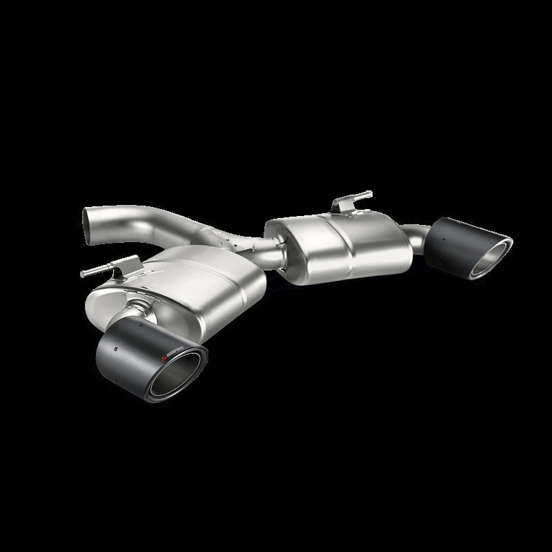 Akrapovic Slip-On Line Titanium with Carbon Tips for 2017-2018 Volkswagen Golf (VII) GTI FL Performance - MTP-VW/T/4H